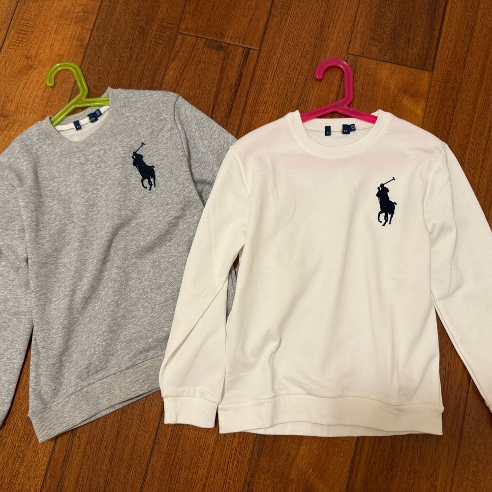 Polo by Ralph Lauren Gray and Cream Kids' Sweatshirts